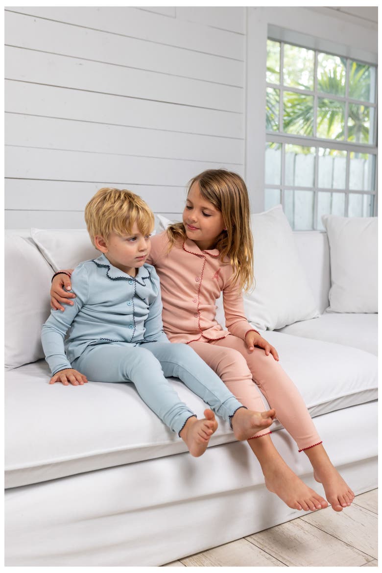 French Grandpa PJ for Girl, Alternate, color, Pink