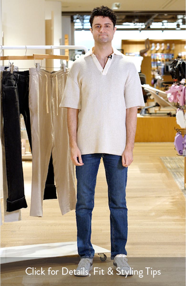 Stripe Knit Polo, sales video thumbnail