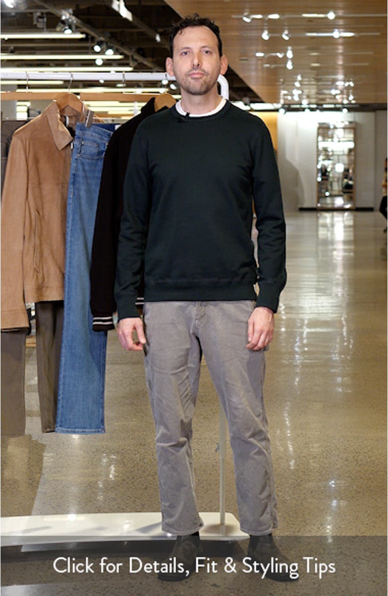 Midweight Terry Slim Crewneck Sweatshirt, sales video thumbnail