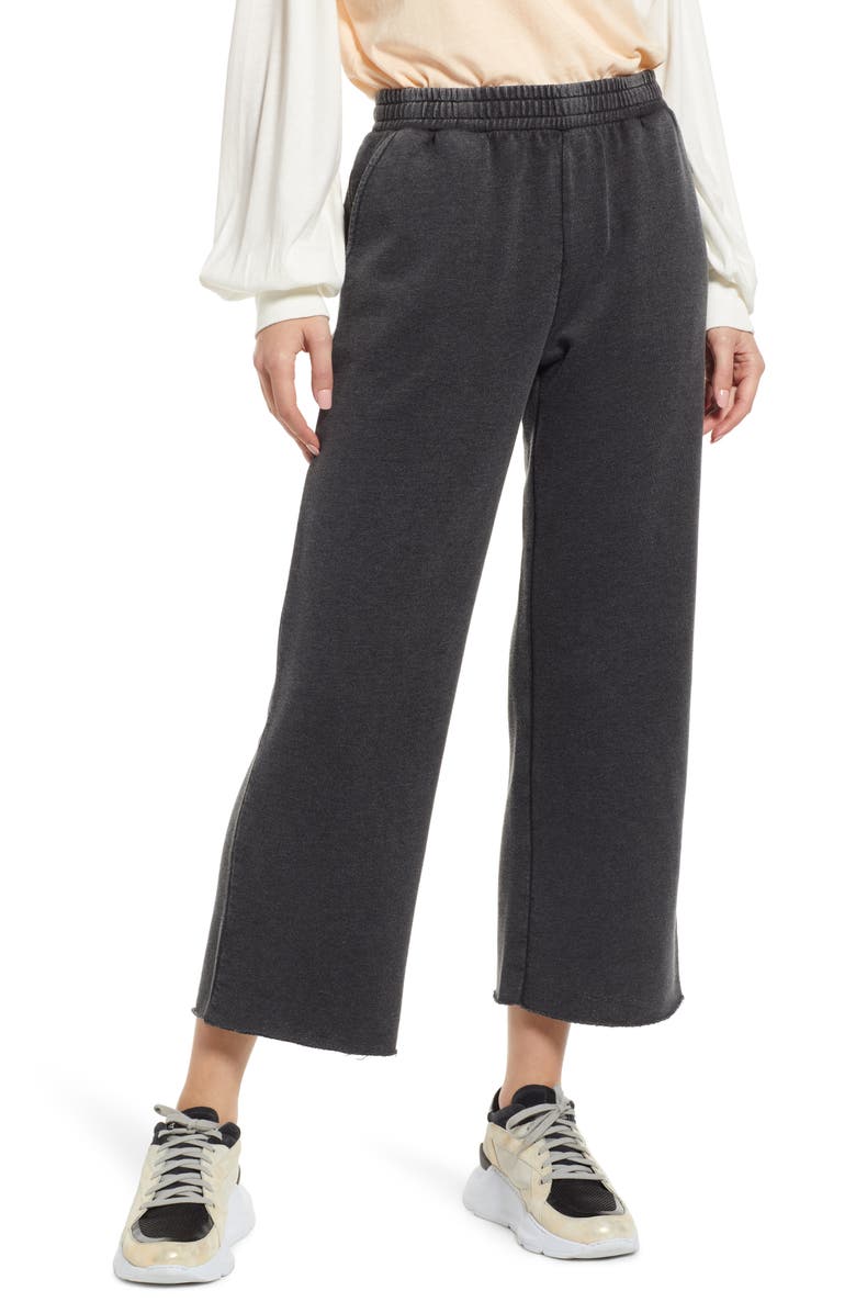 Treasure & Bond Washed Wide Leg Pants, Main, color, 