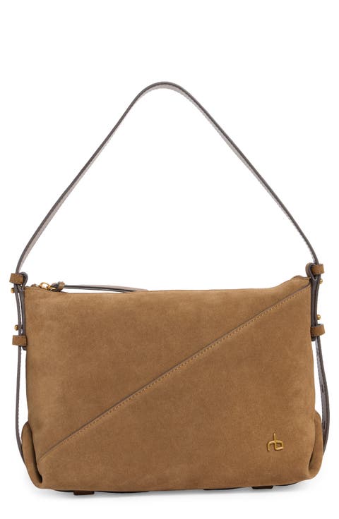 Fulton Suede Shouldr Bag