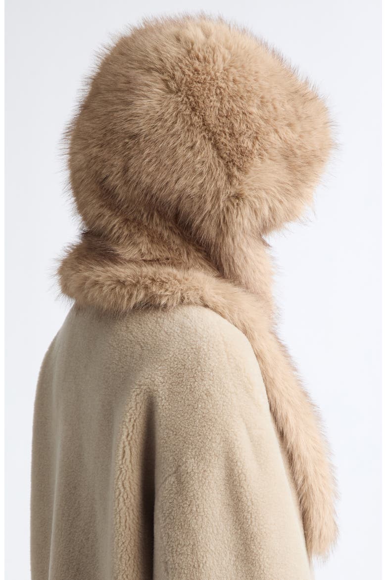 Faux Fur Hood, Alternate, color, 1985 CHAMPAGNE