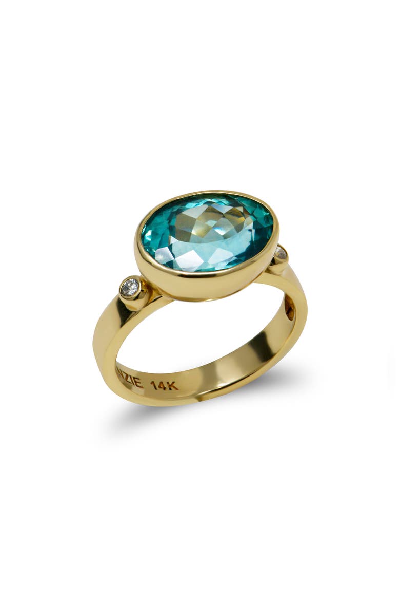 Classique Oval Ring, Main, color, GREEN
