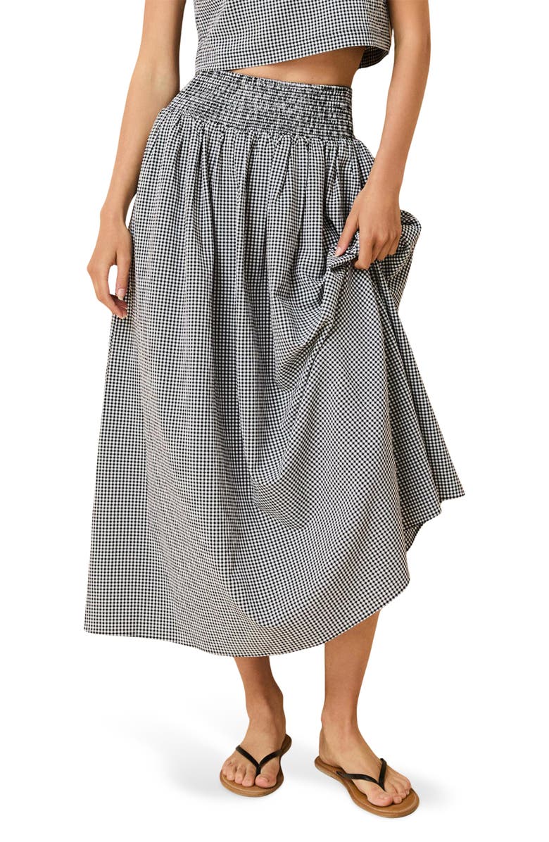 Solid & Striped The Noreen Maxi Skirt, Main, color, Noir