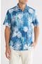 Bahama Coast Legendary Leaves Short Sleeve Perfomance Button-Up Shirt