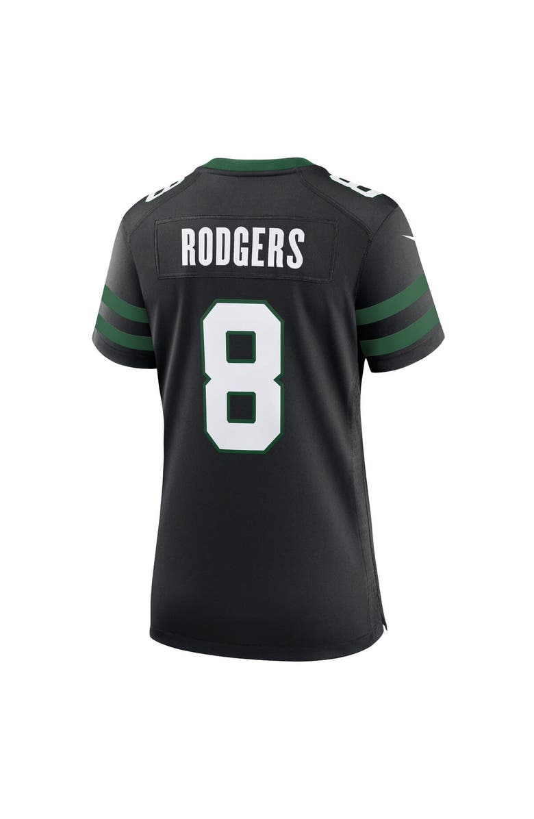 Nike Women's Nike Aaron Rodgers Legacy Black New York Jets Alternate Game Jersey, Alternate, color, 