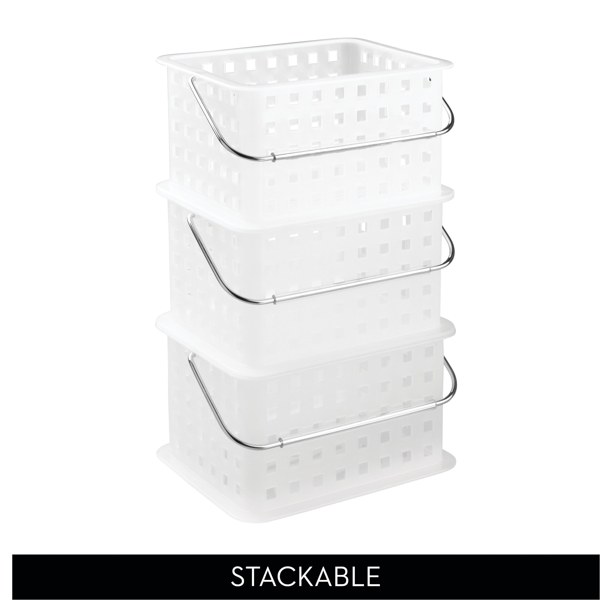 iDesign Small Stackable Shower Caddy Basket - Thumbnail 4