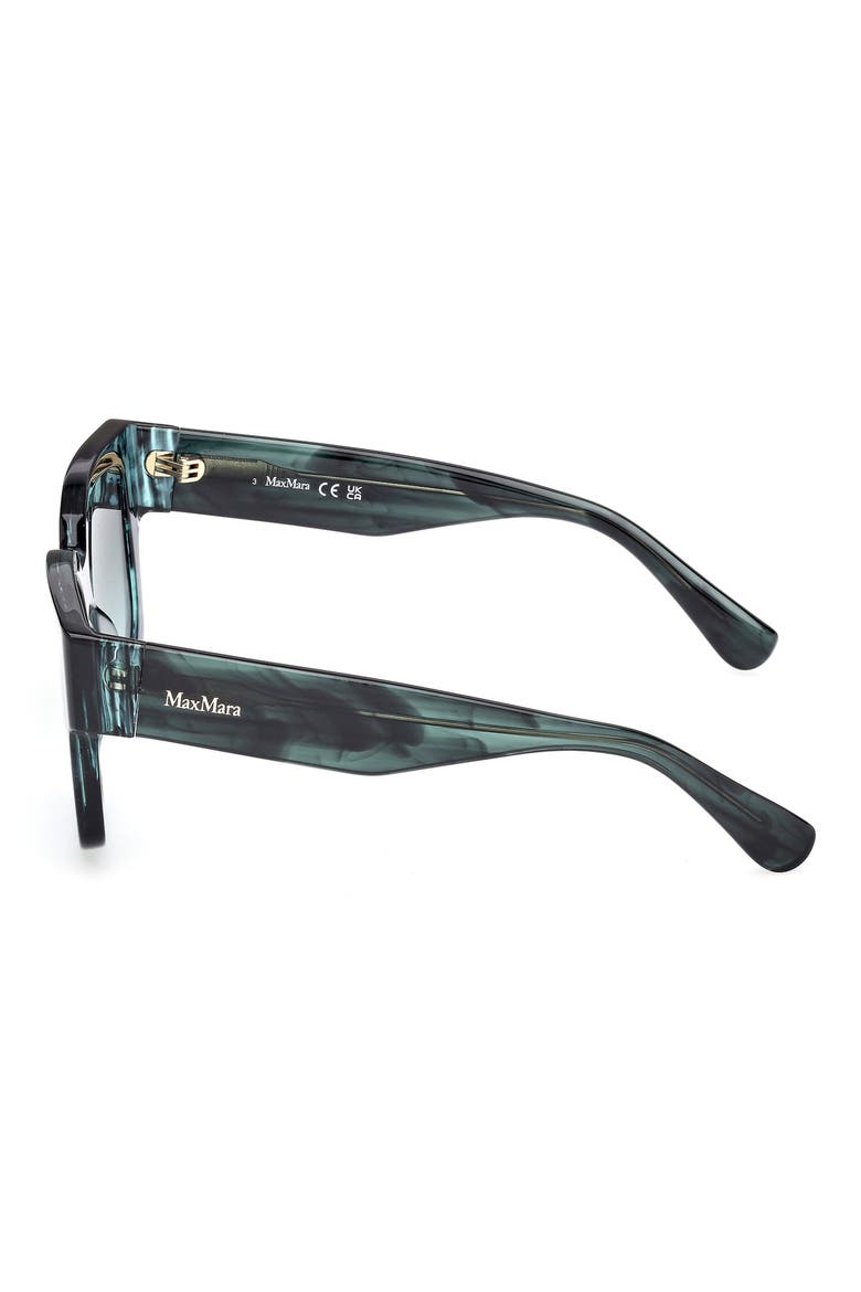 Glimpse 54mm Round Sunglasses, Alternate, color, STRIPED PETROL/ PETROL/ AZURE