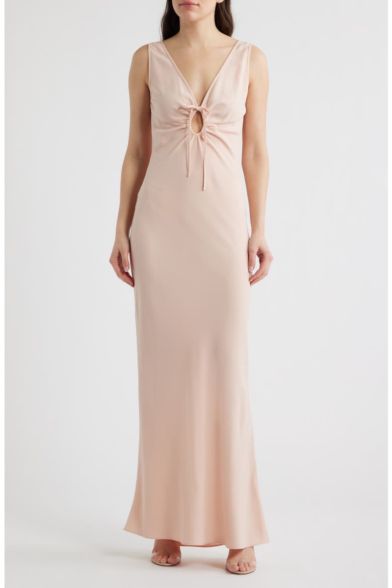 Reese Low Back Gown, Main, color, MANGO