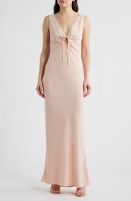 Black Halo Reese Low Back Gown