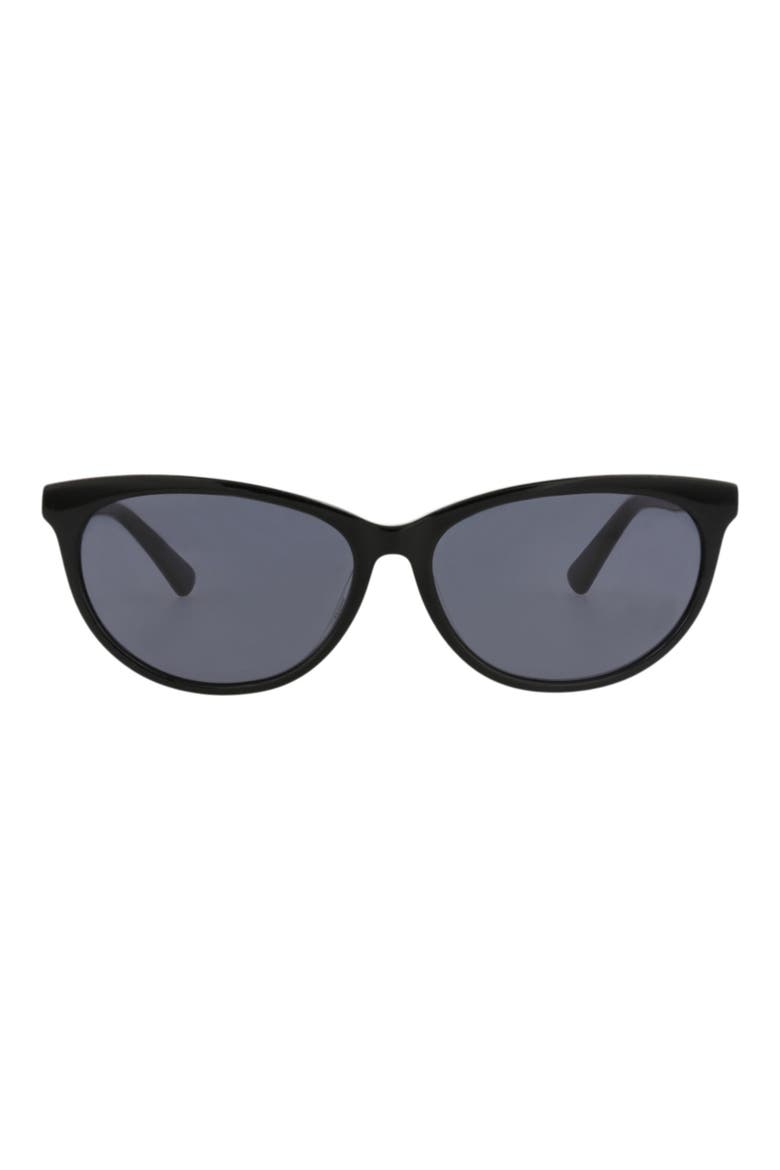 53mm Cat Eye Sunglasses, Main, color, BLACK BLACK GREY