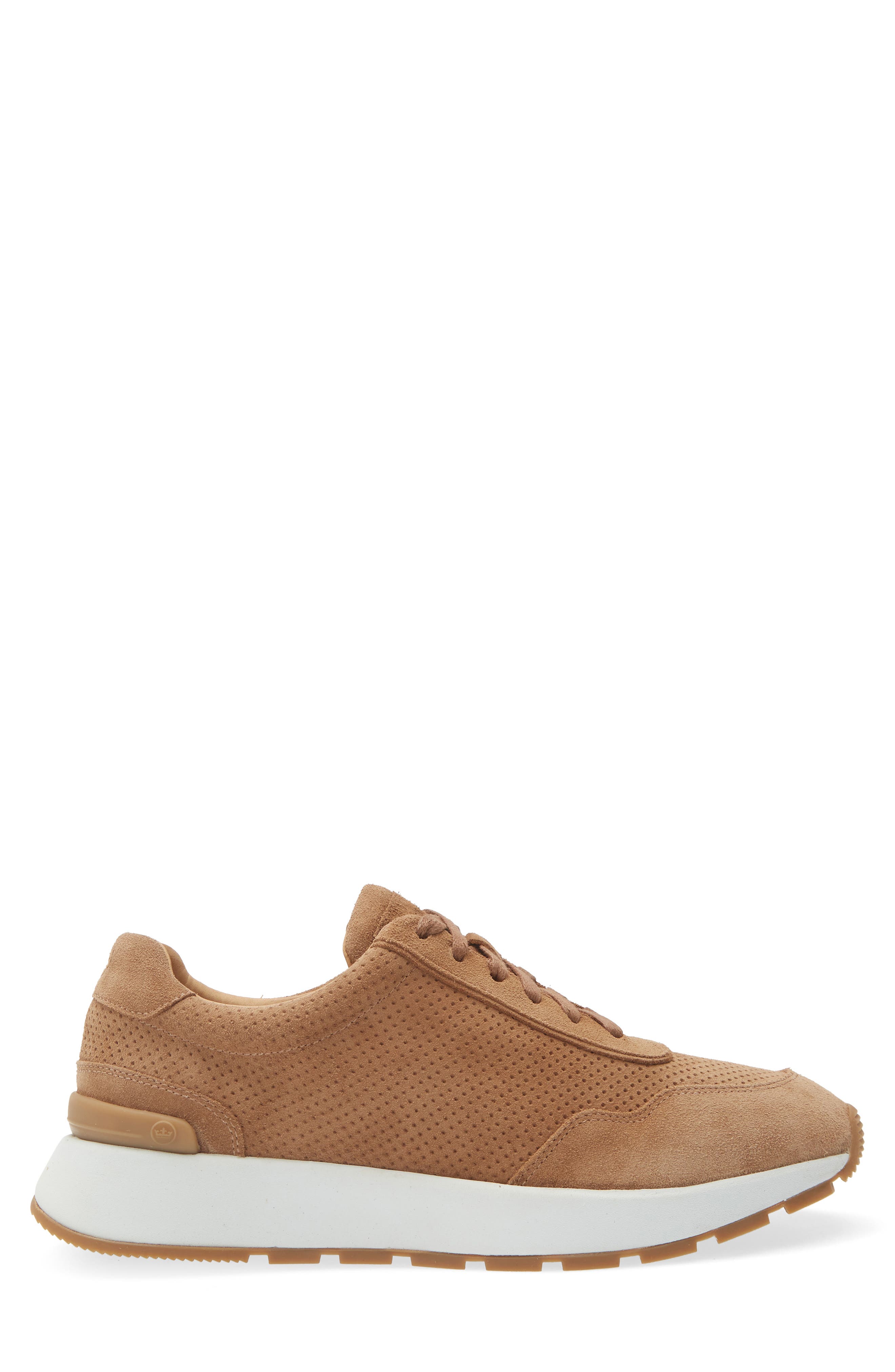 Peter Millar Wayfare Runner Sneaker, Alternate, color, Dark Jute