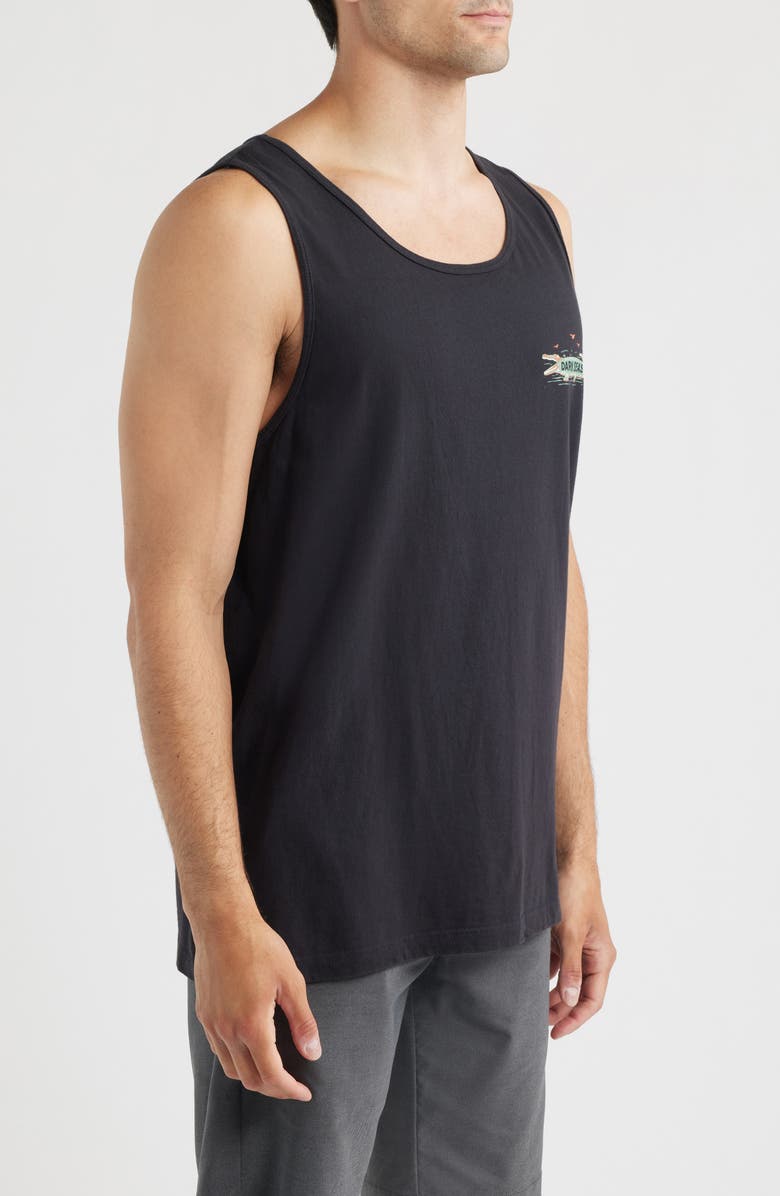 DARK SEAS Land of Sunshine Tank, Alternate, color, Black