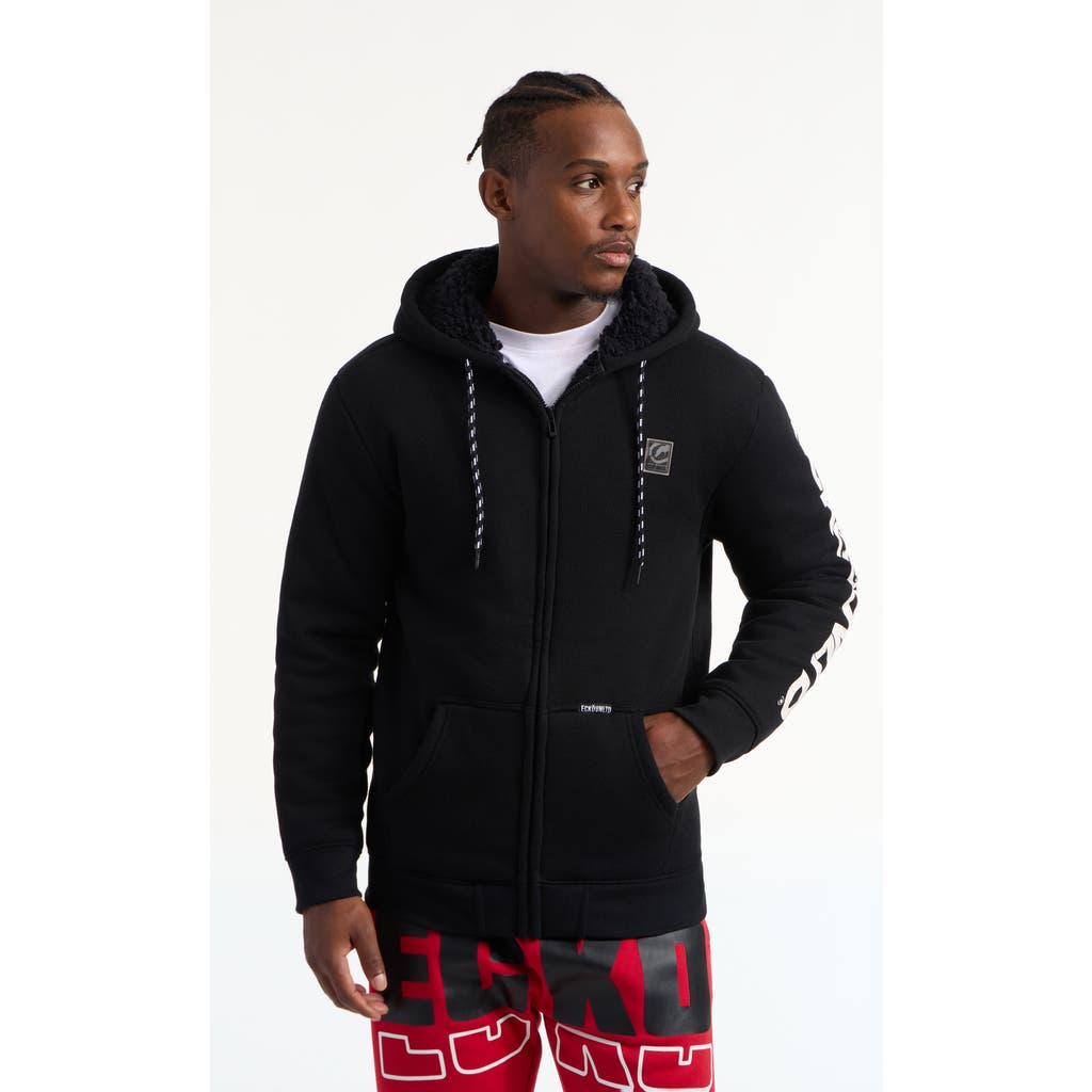Ecko Unltd One Hit Faux Shearling Hoodie