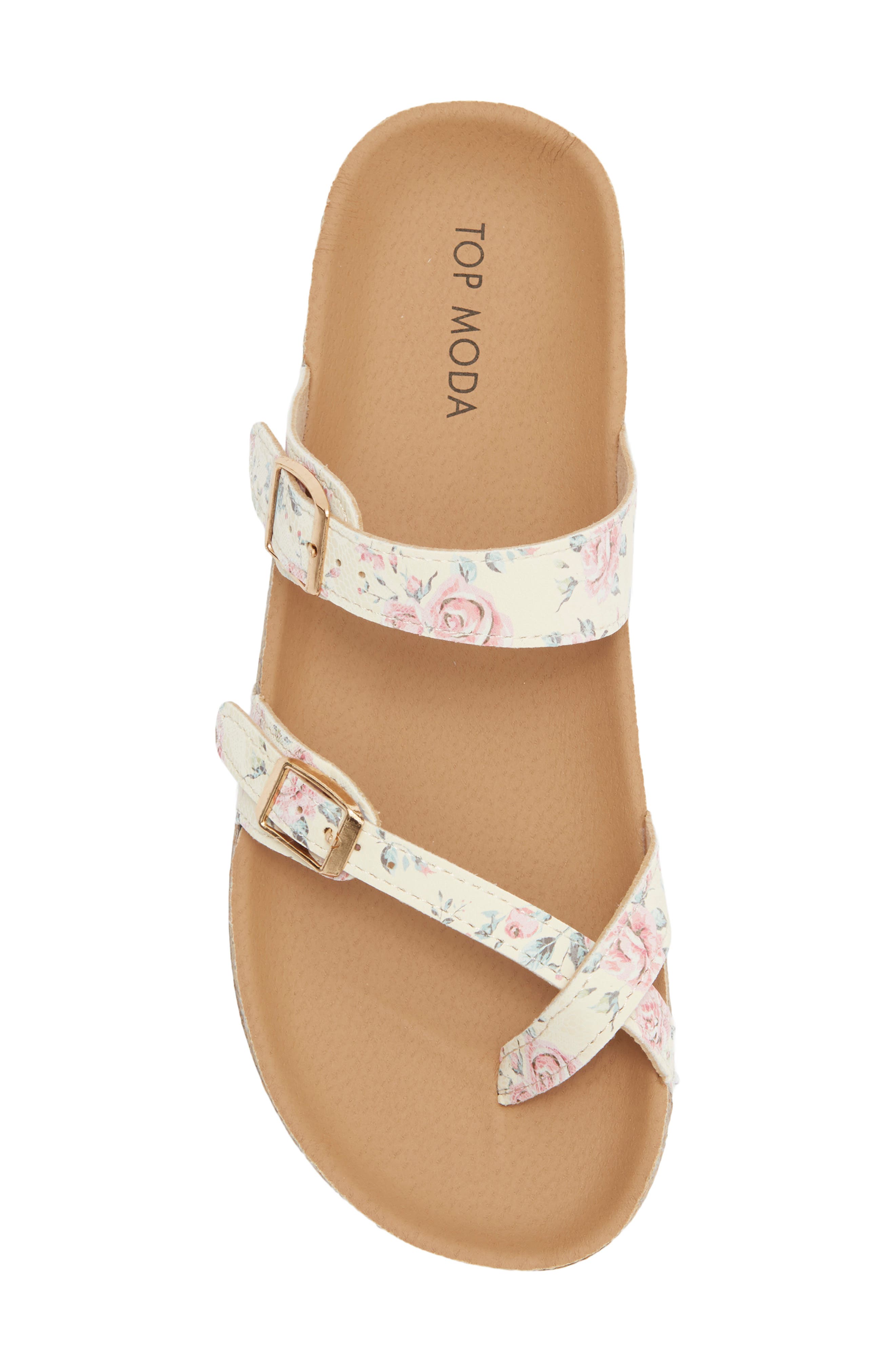 Amara Toe Loop Sandal, Alternate, color, BEIGE PU