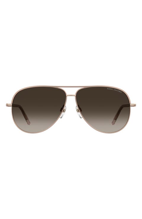61mm Gradient Pilot Sunglasses