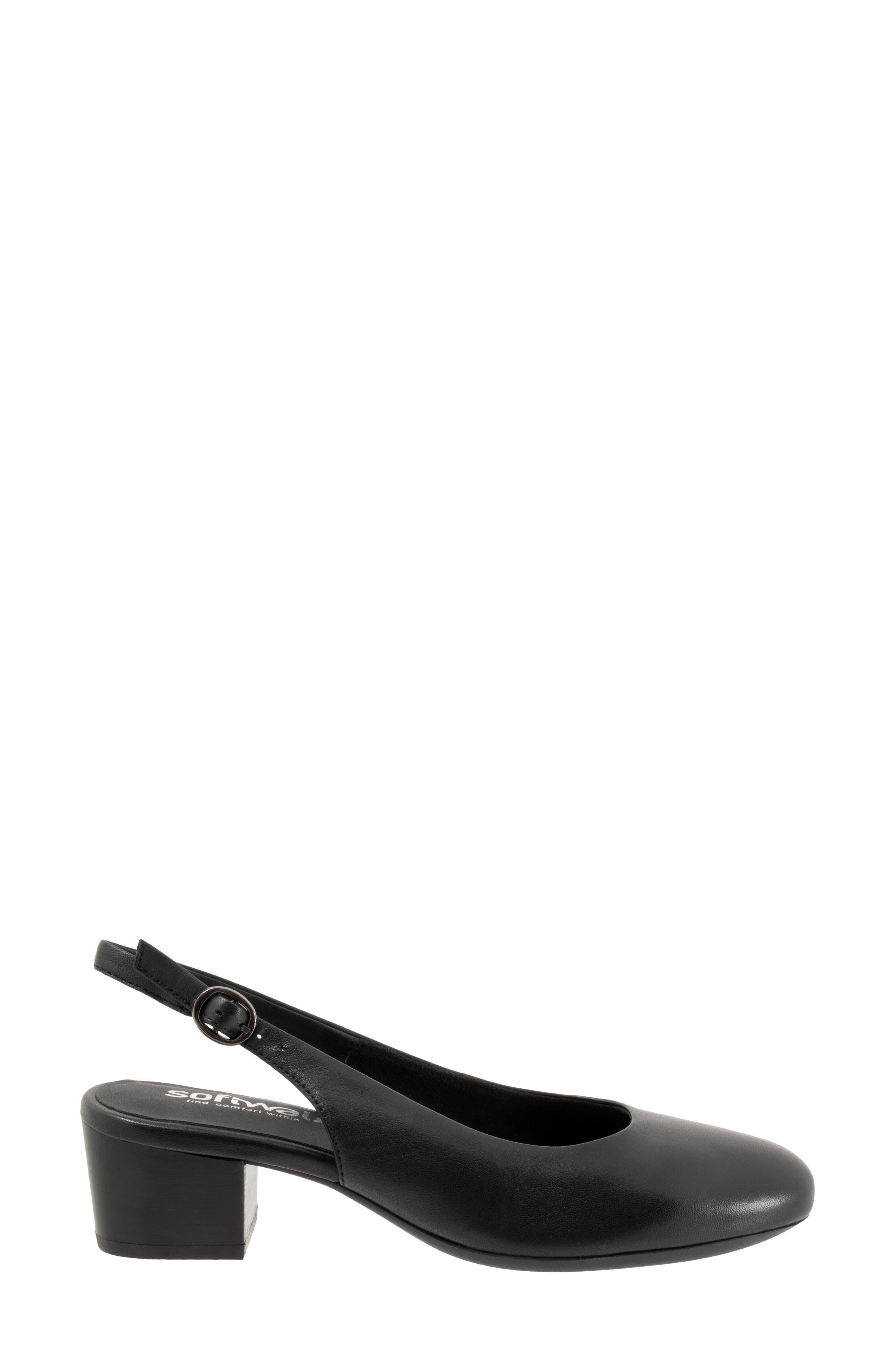 SoftWalk<sup>®</sup> Largo Slingback Pump, Alternate, color, Black