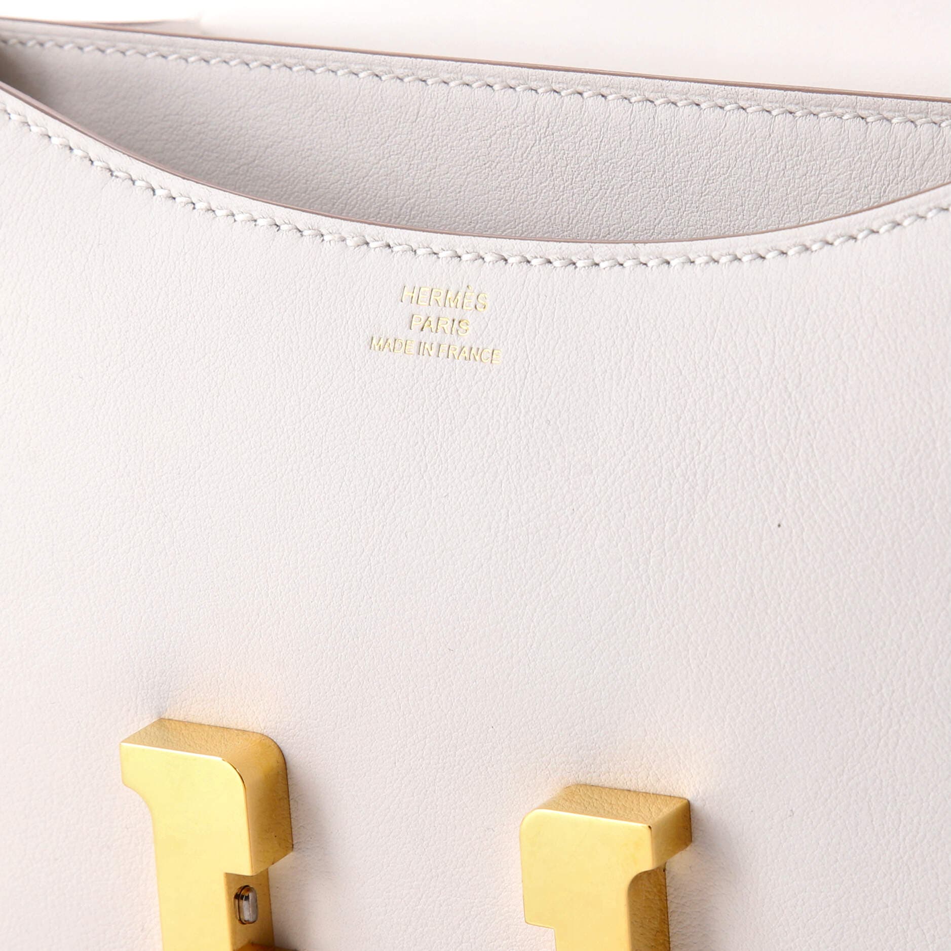 Pre-Owned Hermes Constance NM Bag Swift 18, Alternate, color, Gris Pale