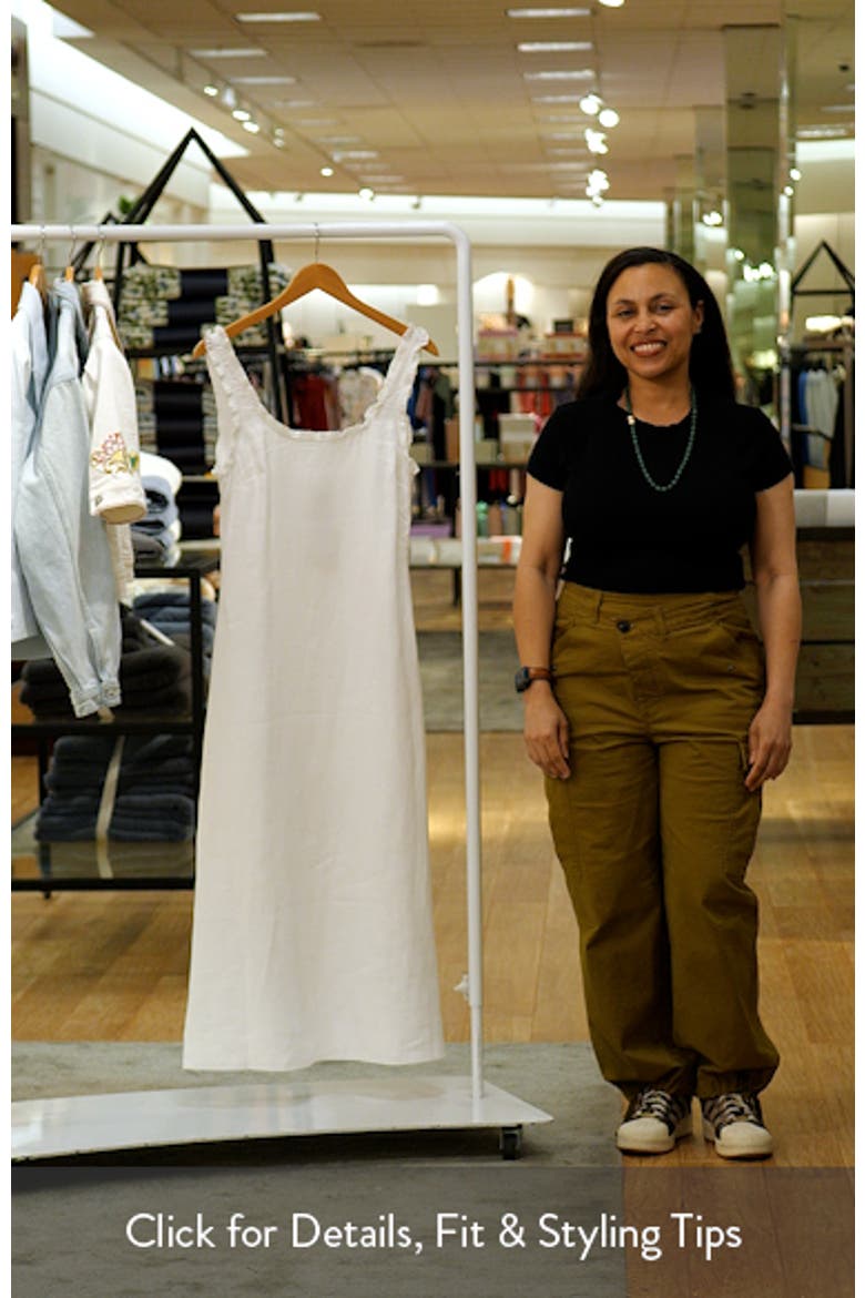 Florence Sleeveless Linen Maxi Dress video