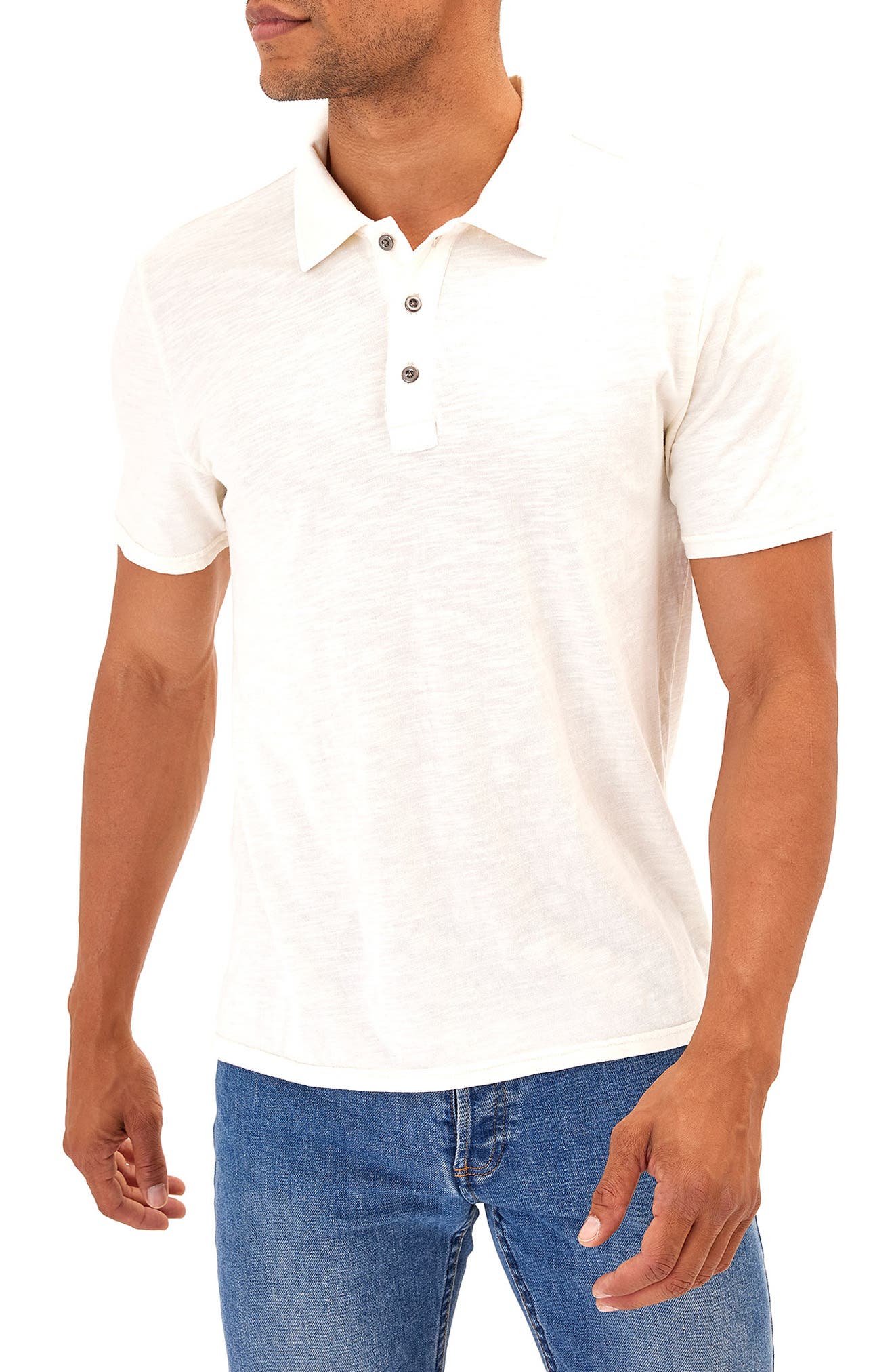 Slub Jersey Polo
