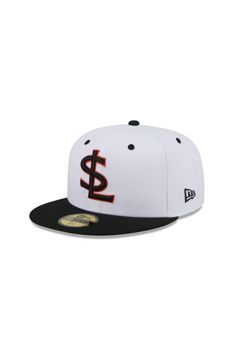 New Era Men's New Era White Salt Lake Bees Theme Nights 59FIFTY Fitted Hat, Alternate, color, White