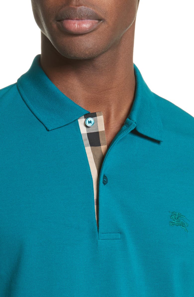 Burberry Piqué Polo, Alternate, color, 