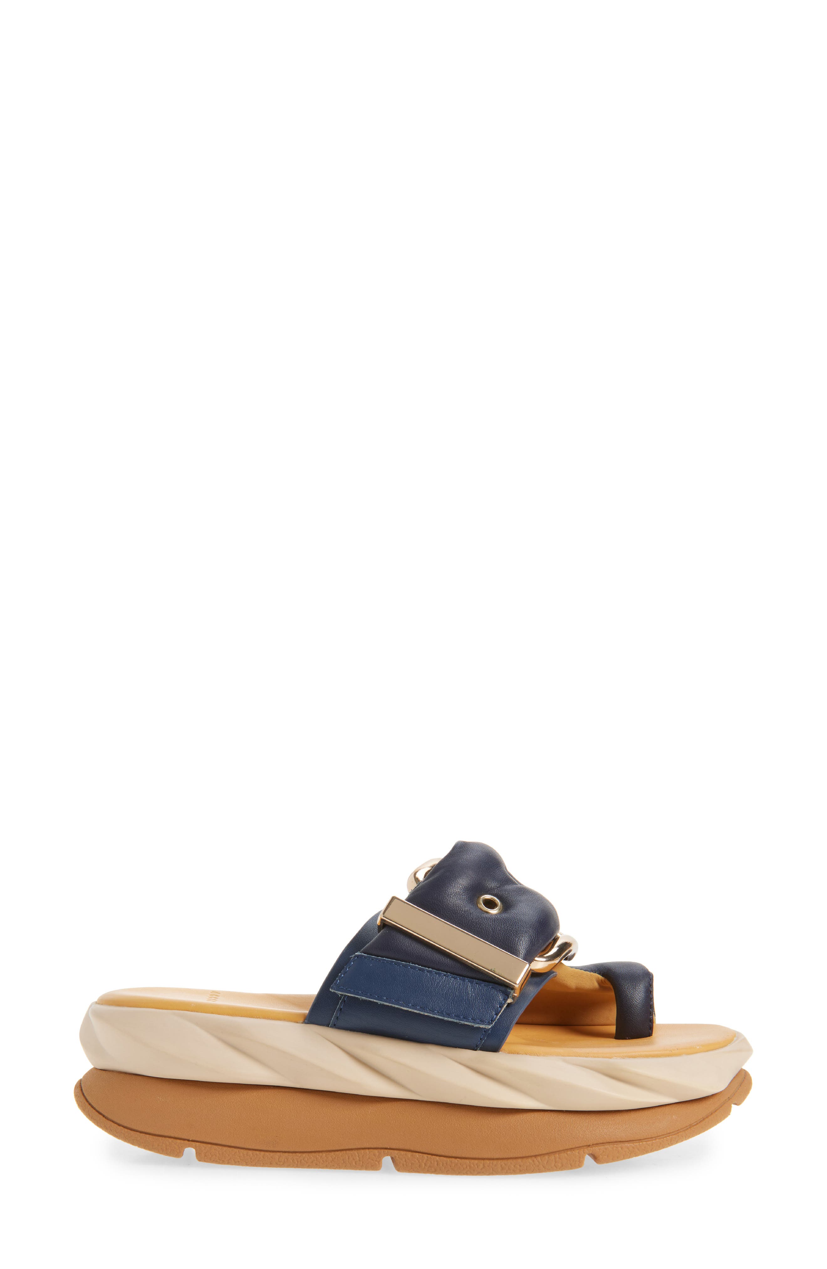 Mellow Glow Platform Sandal, Alternate, color, INDIGO