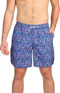 TailorByrd Paint Dot Print Swim Trunks