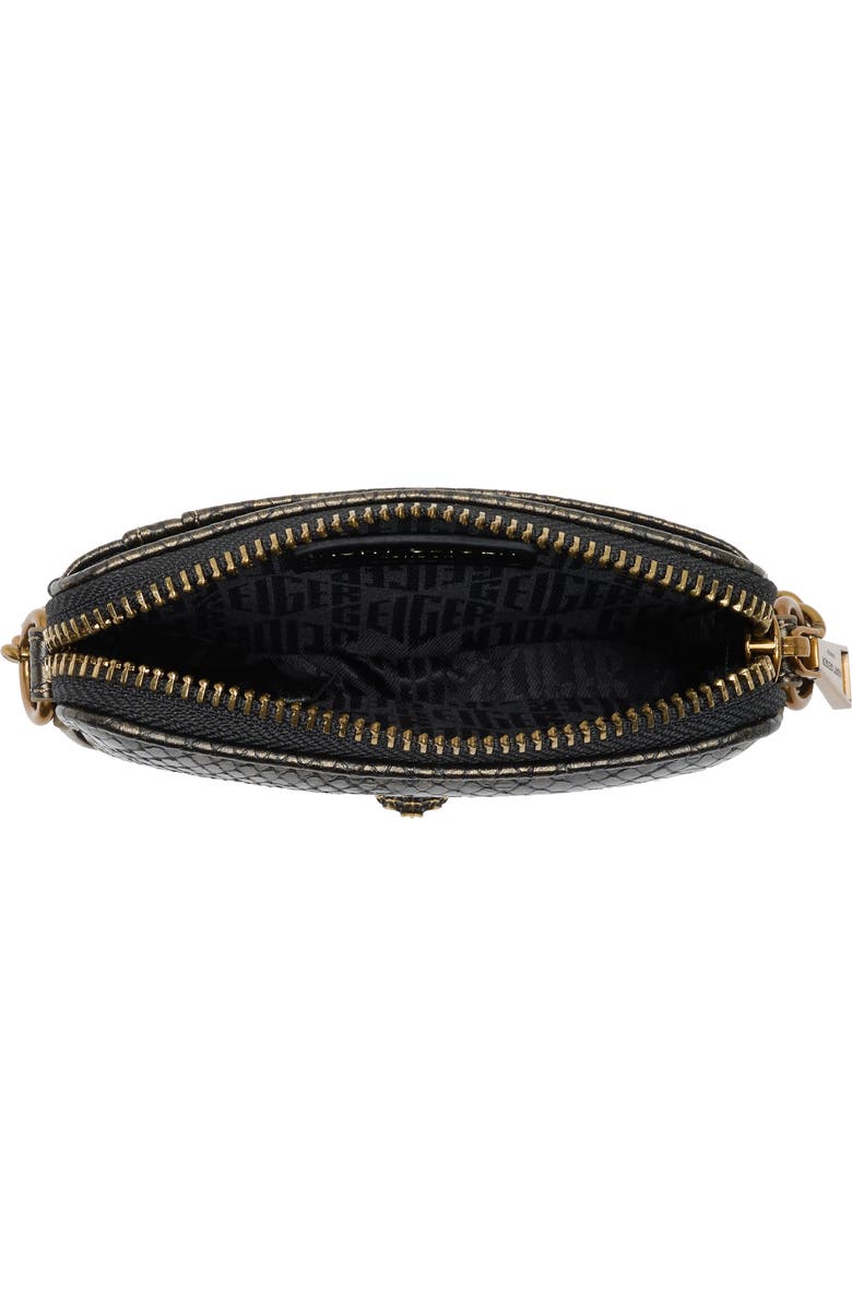 Kurt Geiger London Micro Kensington Faux Leather Camera Bag, Alternate, color, Bronze