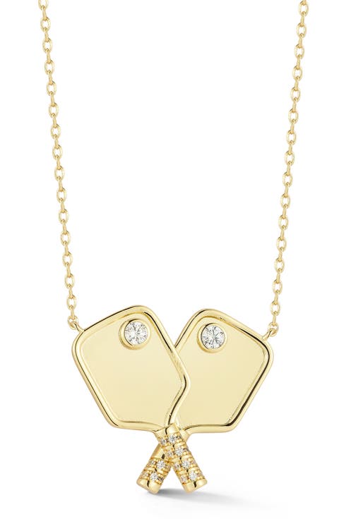 Pickleball Pendant Necklace
