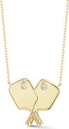 SPHERA MILANO Pickleball Pendant Necklace