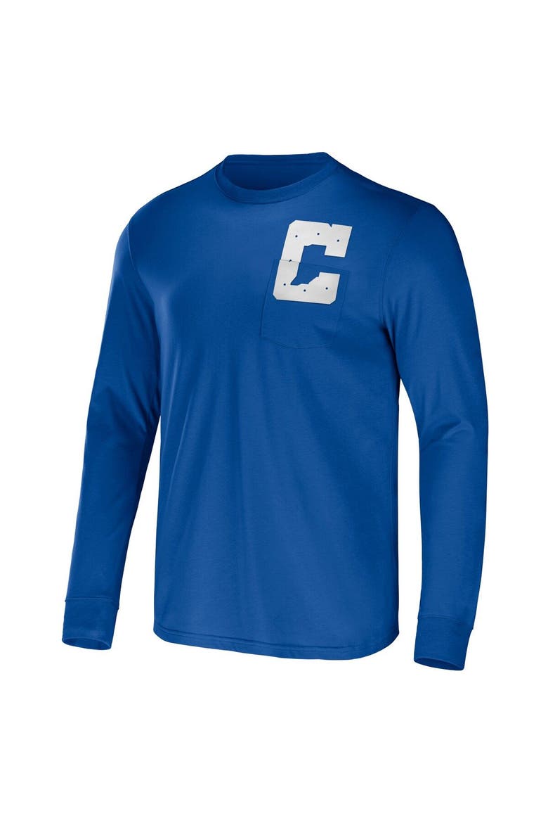 Men's NFL x Darius Rucker Collection by Fanatics Blue Indianapolis Colts Team Long Sleeve Pocket T-Shirt, Alternate, color, Blue