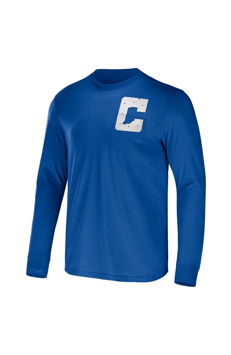 NFL X DARIUS RUCKER Men's NFL x Darius Rucker Collection by Fanatics Blue Indianapolis Colts Team Long Sleeve Pocket T-Shirt, Alternate, color, Blue