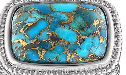 Fzn Turquoise Statement Ring In Turquoise