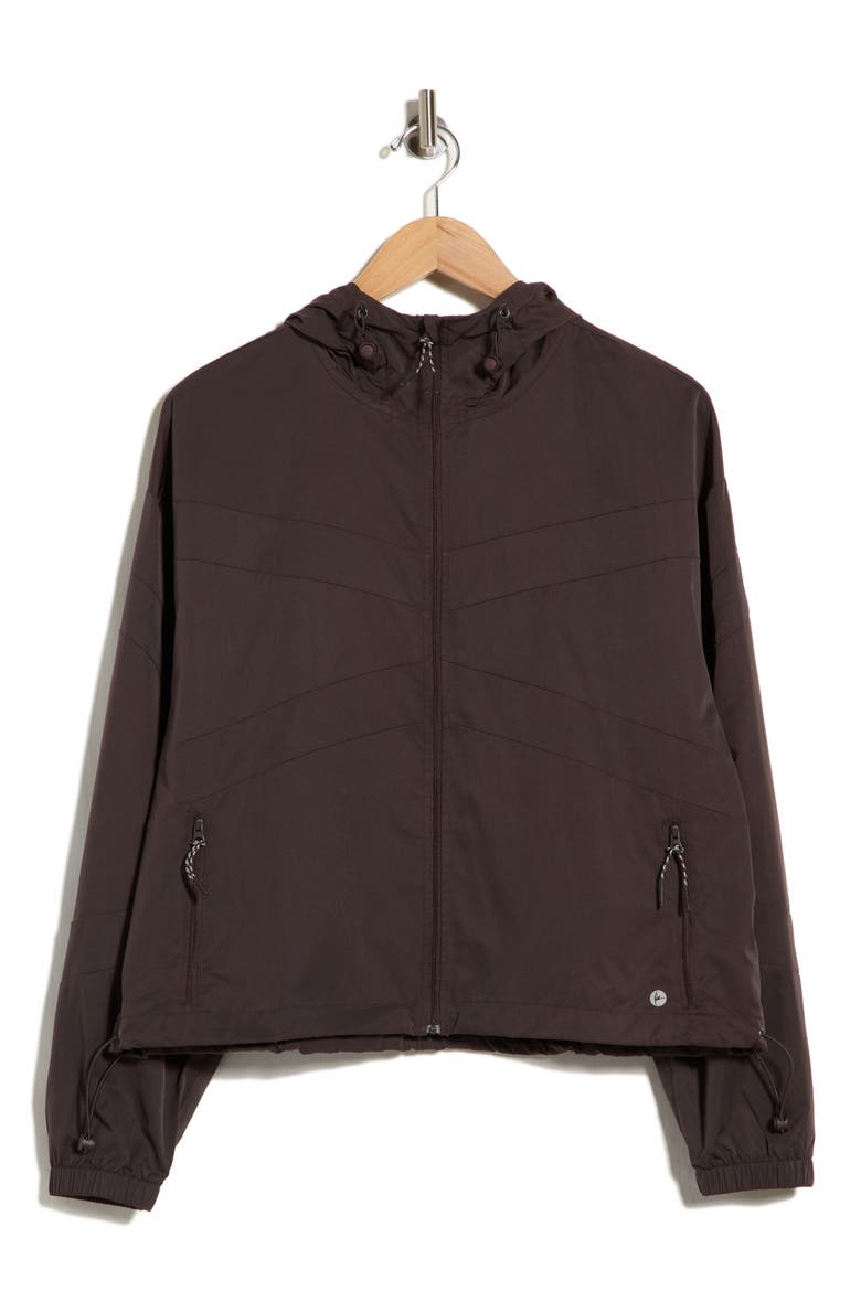 Radiant Swift Track Hoodie, Main, color, CHOCOLATE TORTE