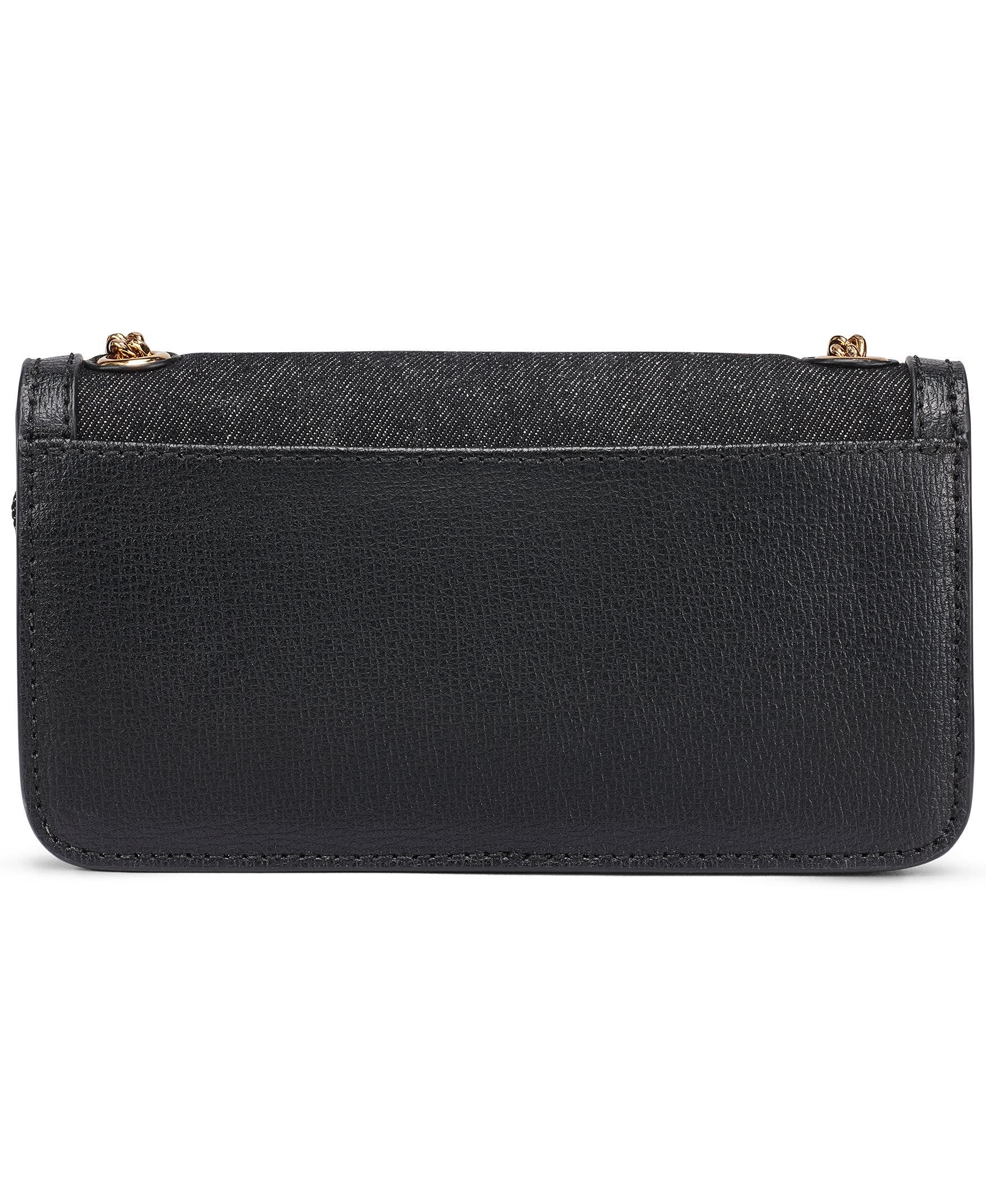 Kosette Denim Crossbody, Alternate, color, Black Denim