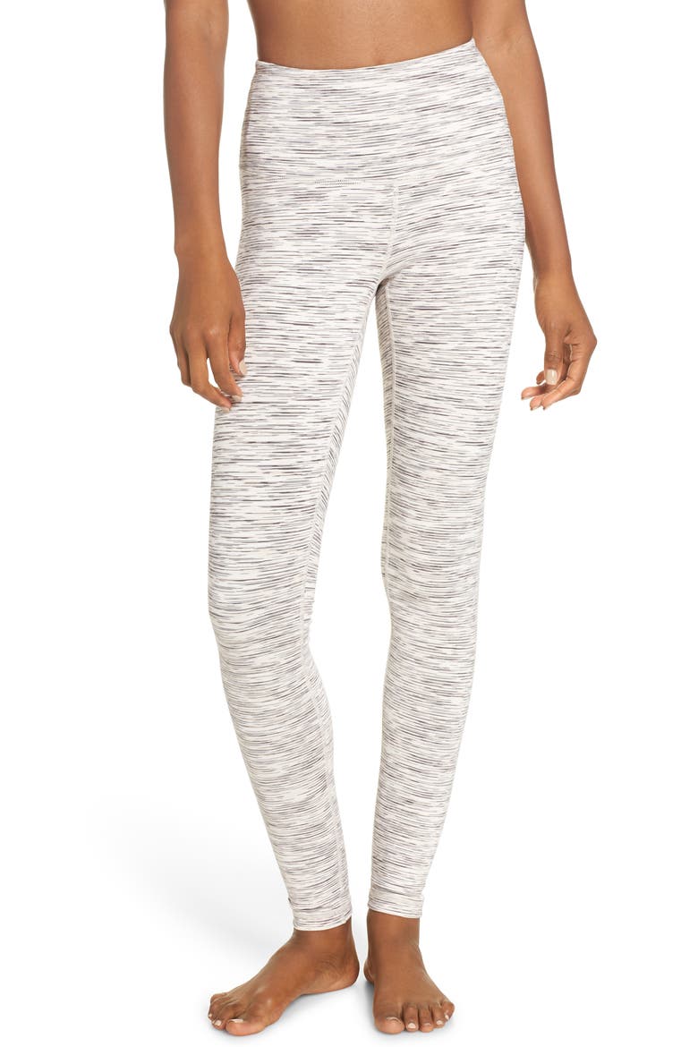 Live In Space Dye Pocket High Waist Leggings, Main, color, BEIGE DUNE