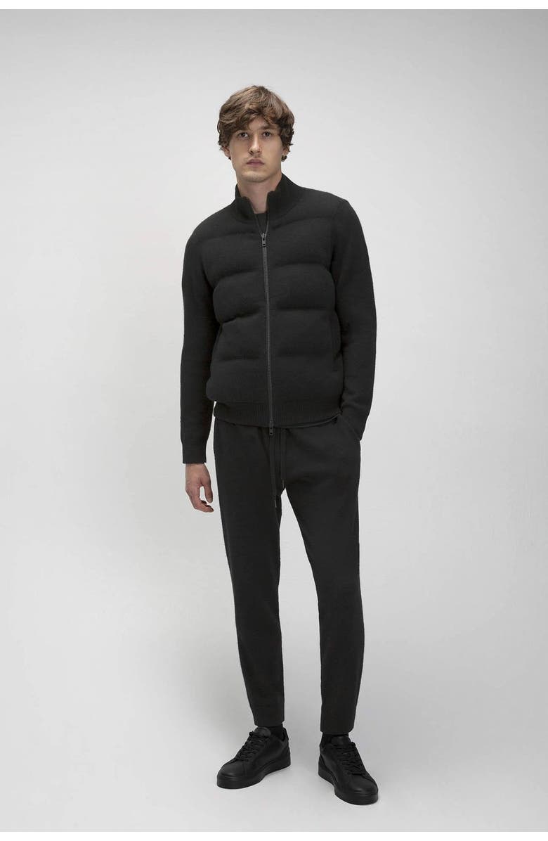 NAKED CASHMERE Didier Cashmere Puffer Jacket, Main, color, Black