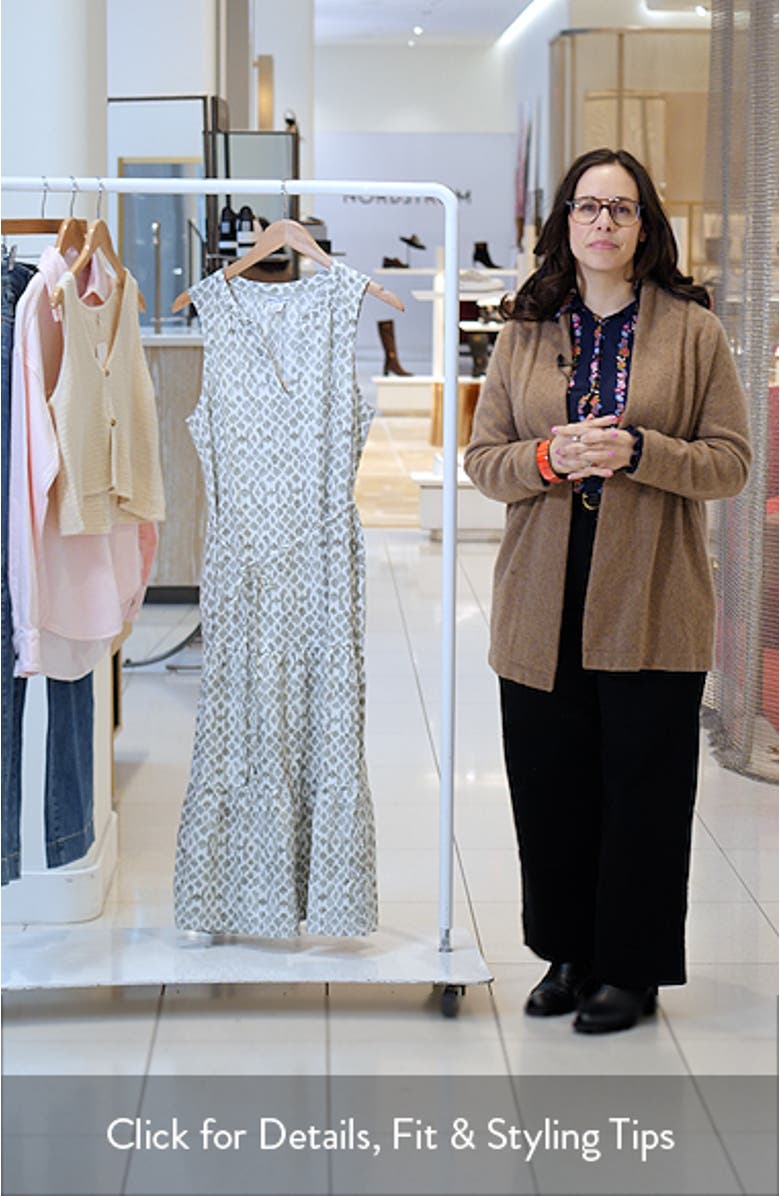 Coastal Sands Linen Blend Sundress, sales video thumbnail