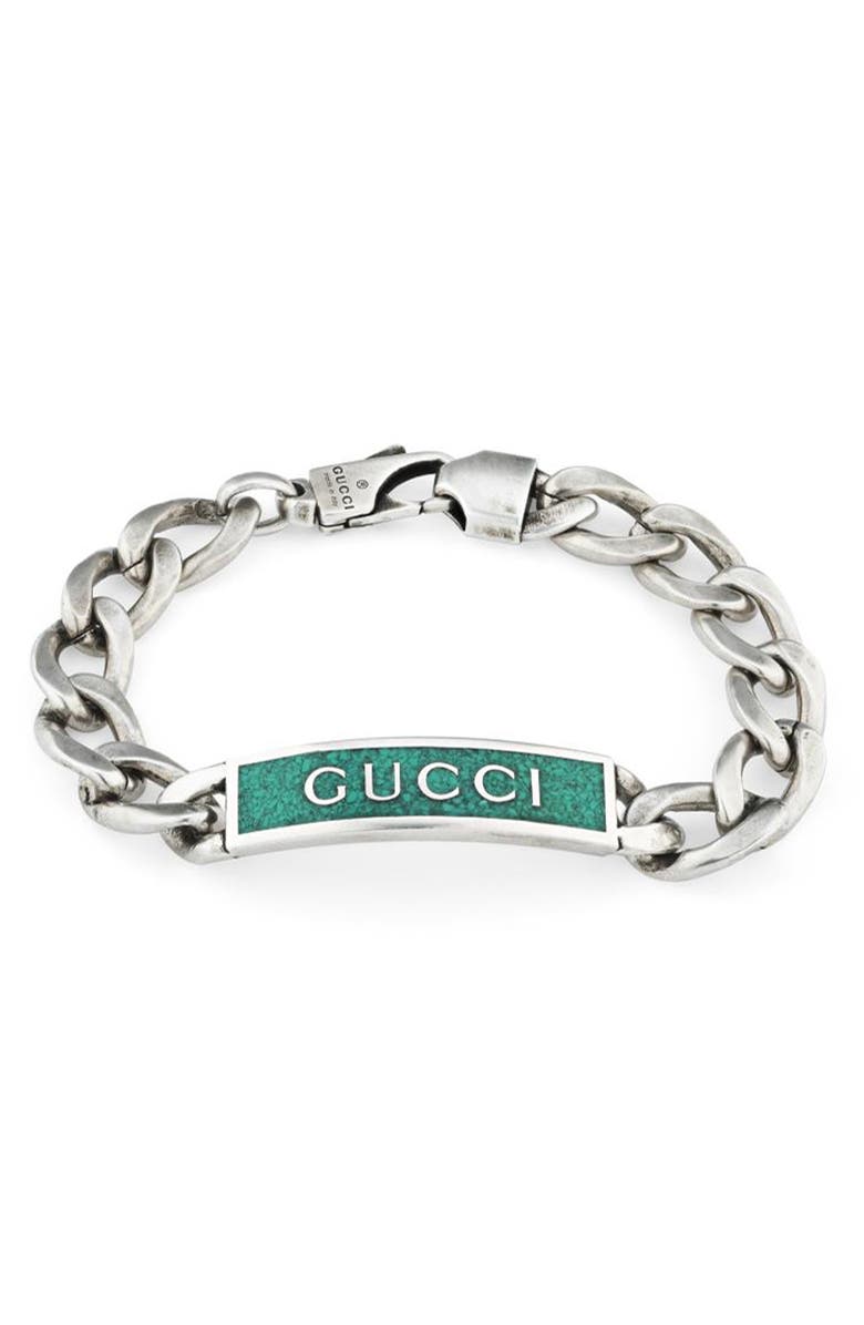 Gucci Gourmette Curb Chain Bracelet, Alternate, color,
