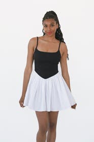 nuaje nuaje Bianca Smocked Ballerina Mini Dress