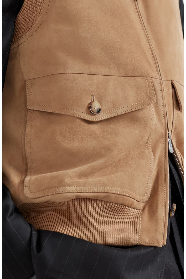Suede vest, Alternate, color, Light Brown