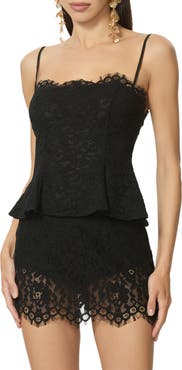 AFRM Ari Peplum Lace Camisole
