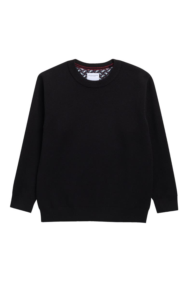 Kids' Soft Touch Sweater, Main, color, BLACK