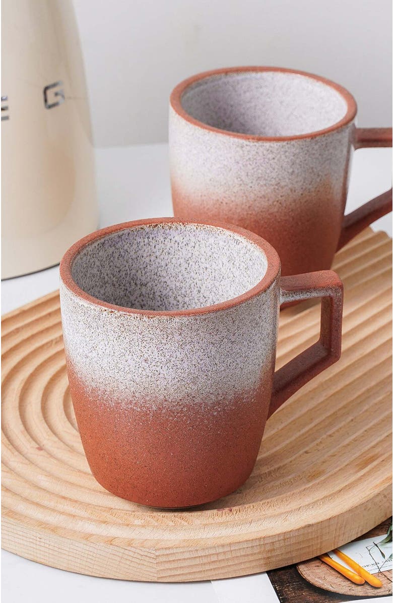 Stone Lain Vince Stoneware 16-Piece Dinnerware Set, Alternate, color, Red