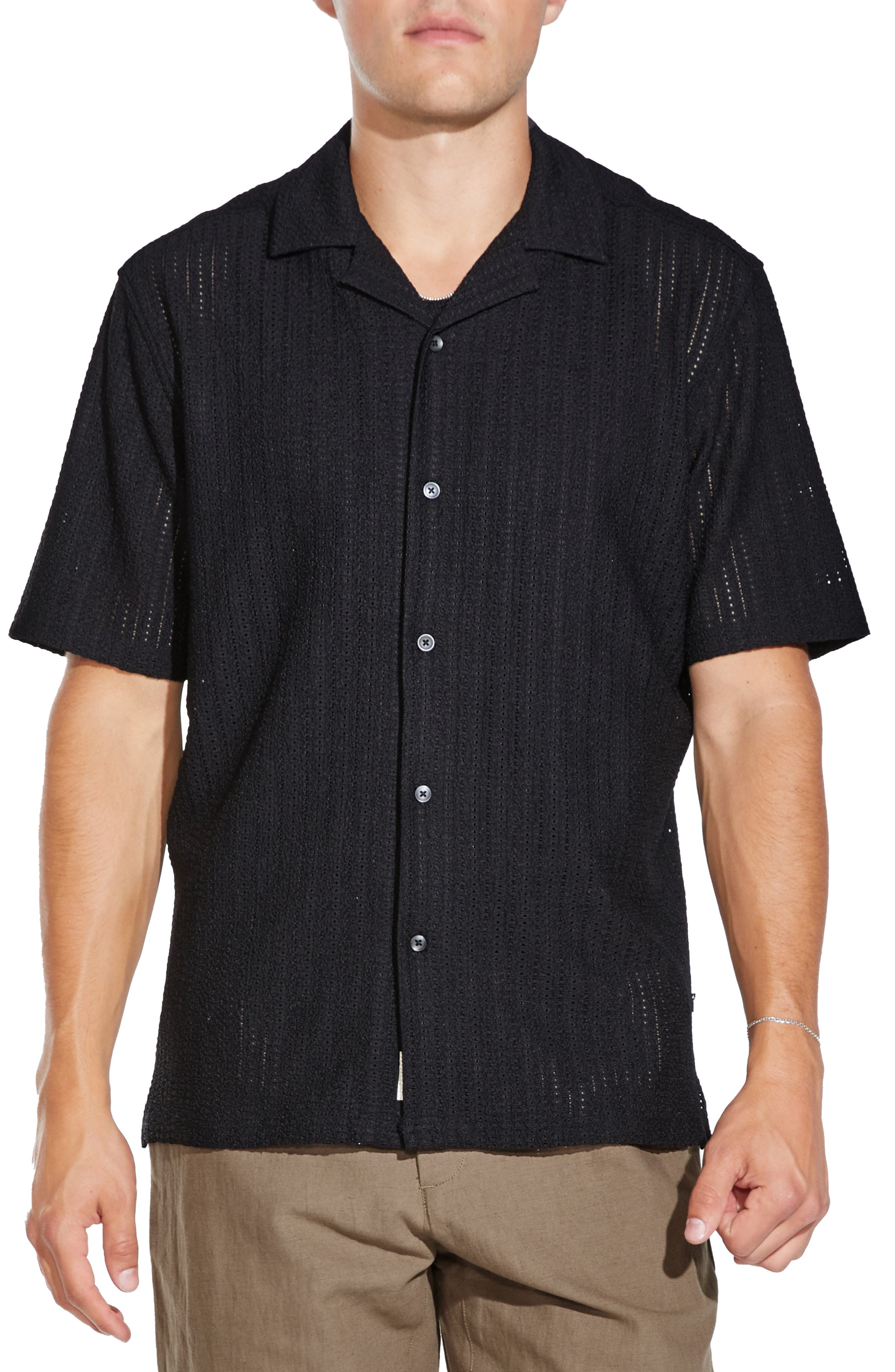 Civil Society Relaxed Fit Short Sleeve Button-Up Resort Shirt
