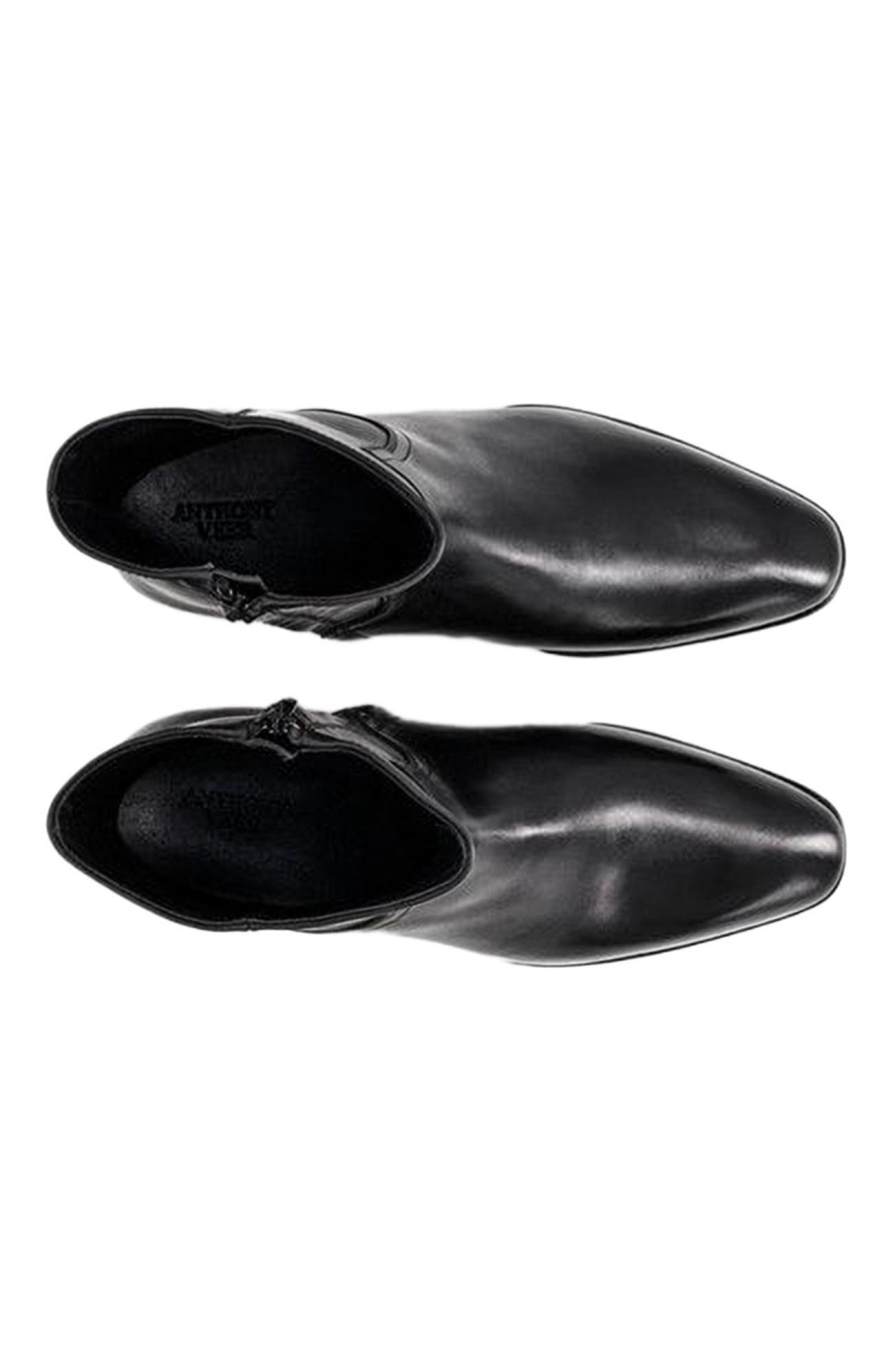 Anthony Veer Lennox Boot, Alternate, color, Obsidian Black Leather