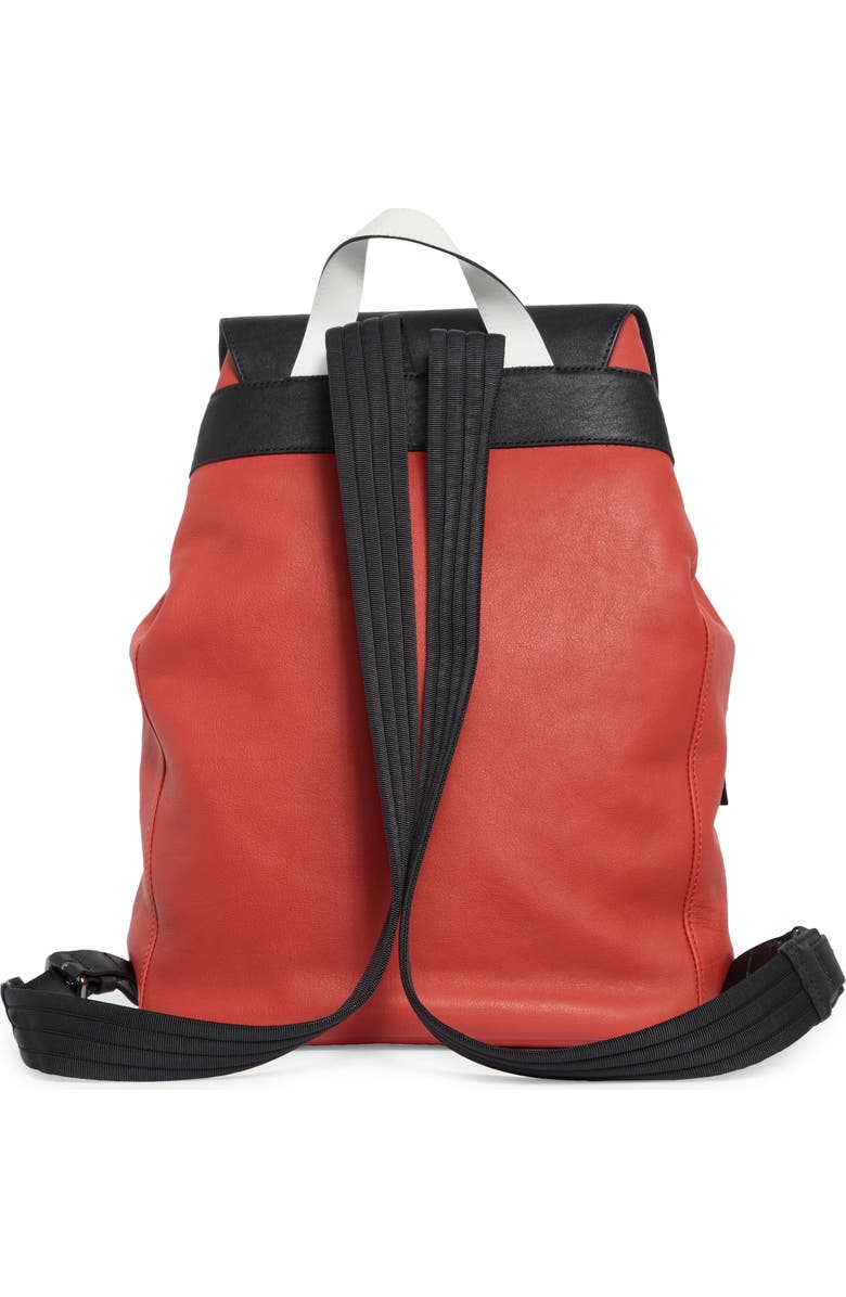 Longchamp 3D Colorblock Backpack, Alternate, color, Brick