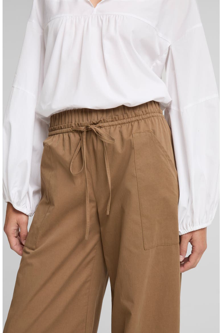 Cotton Drawstring Pants, Alternate, color, ALMONDINE
