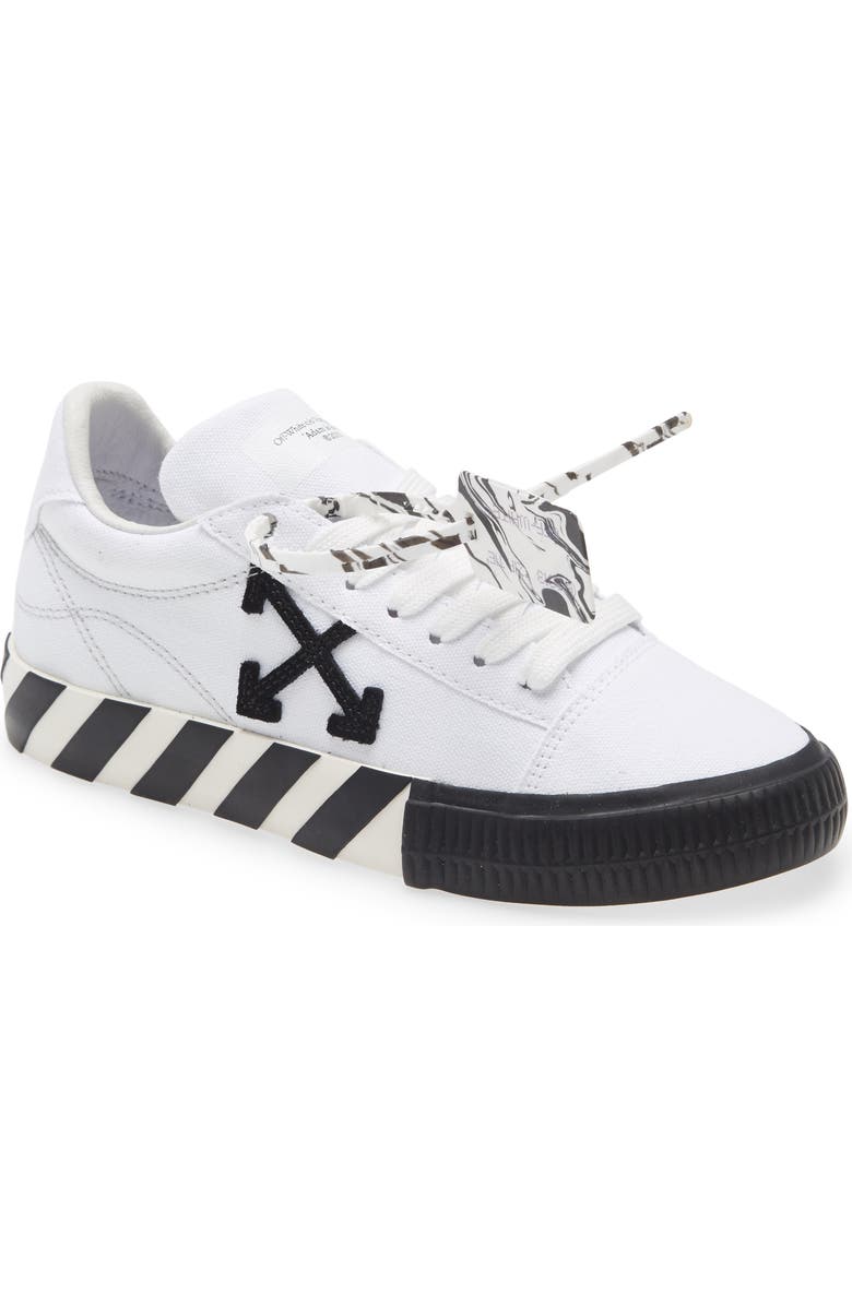 Off-White Vulcanized Low Top Sneaker, Main, color,